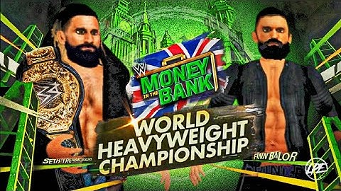WWE SETH ROLLINS VS FINN BALOR WORLD HEAVYWEIGHT CHAMPIONSHIP | MONEY IN THE BANK | WR3D