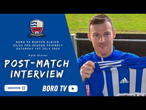 Pre-Season 23/24 | Kyle Storer - Post Match Interview vs Burton Albion