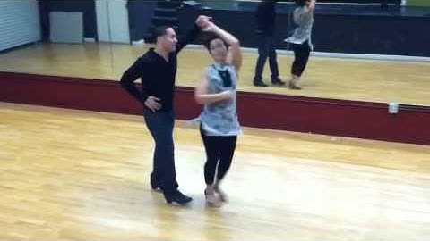 Intermediate salsa pattern March, 28 2013.