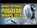 Доход торговых роботов I январь 2020