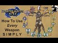 How To Use Every Weapon in 1 Minute or Less Each (Timestamps in Description) – Monster Hunter Rise