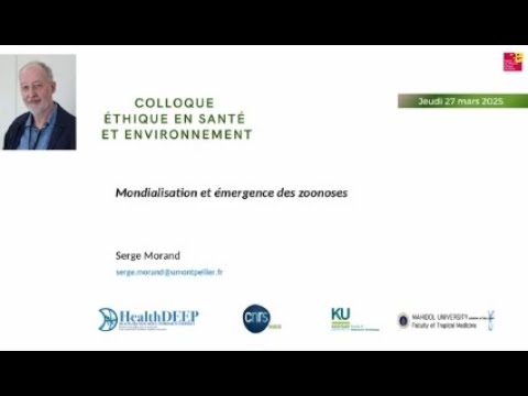 S. MORAND, DR CNRS, directeur de l'Unité internationale HealthDEEP -CNRS -Thaïlande