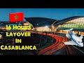 My layover in Casablanca for 16 hours | First time in Morocco | #morroco
