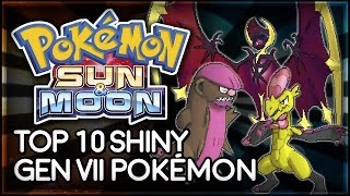 Top 10 Shiny Gen VII Pokémon