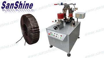 Gear type thick wire automatic supper big toroid coil winding machine (SS1000 SS1001 SS1002)