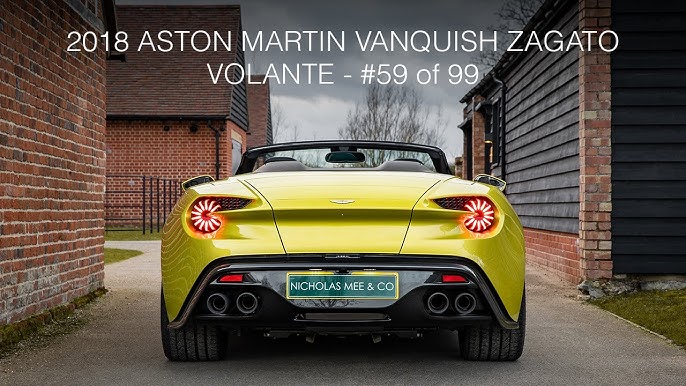 Aston Martin Vanquish Zagato Volante Cosmopolitan Yellow TS0215