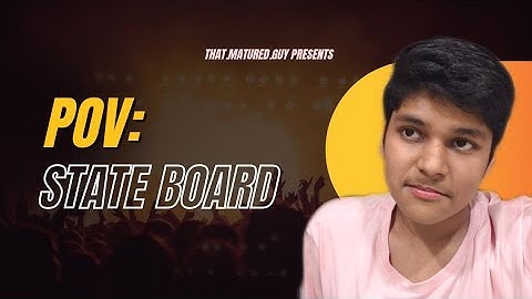 When you shift from ICSE to STATE board | Darshil H Jain 