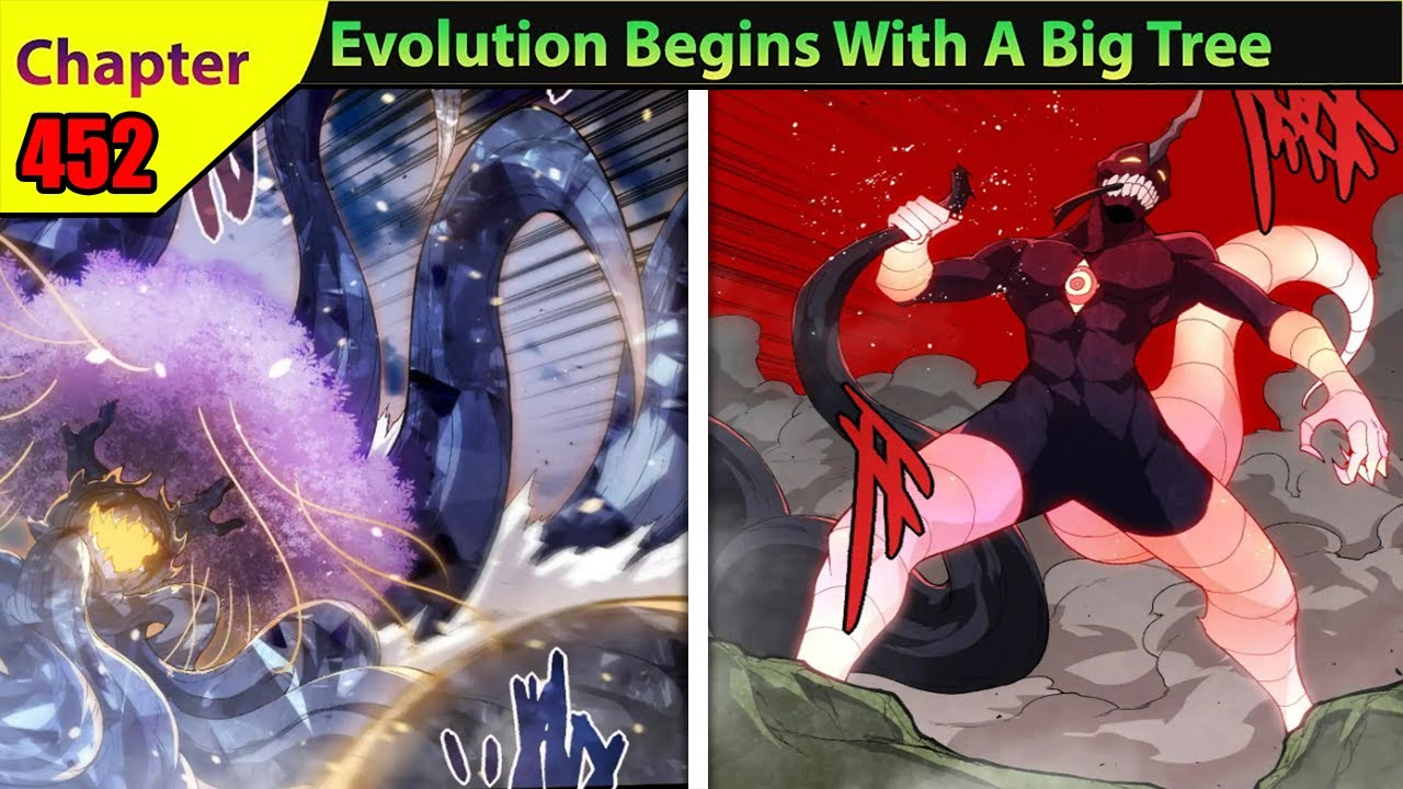 (452) Эволюция начинается с большого дерева | Обзор маньхуа