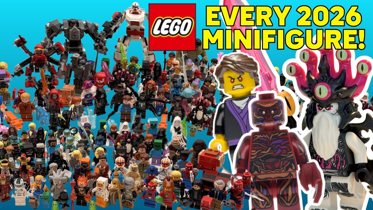 Все новые минифигурки LEGO 2026 года!