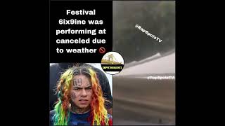 Festival 6ix9ine Was Performing At Canceled Due To Weather 🚫 Resimi