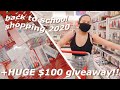 back to school shopping 2020 + HUGE giveaway!! | college edition 📚✏️