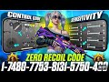 PUBG 3.9 UPDATE 🔥 SENSITIVITY CODE | PUBG BEST CONTROL SETTINGS 2025