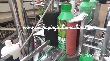Pesticide Bottle Labeling Machine