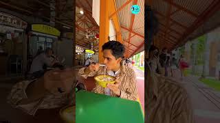 Eating Like A Local Vegetarian In Singapore | Curly Tales #shorts #travel #indianfood