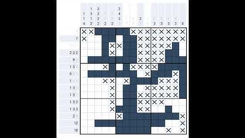 Nonogram.com 23 August 2020 Daily Challenge - playthrough and solution