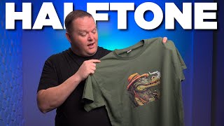 How to Halftone Any Color Shirt!!