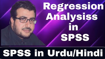 SPSS:Regression Analysis in URDU/HINDI