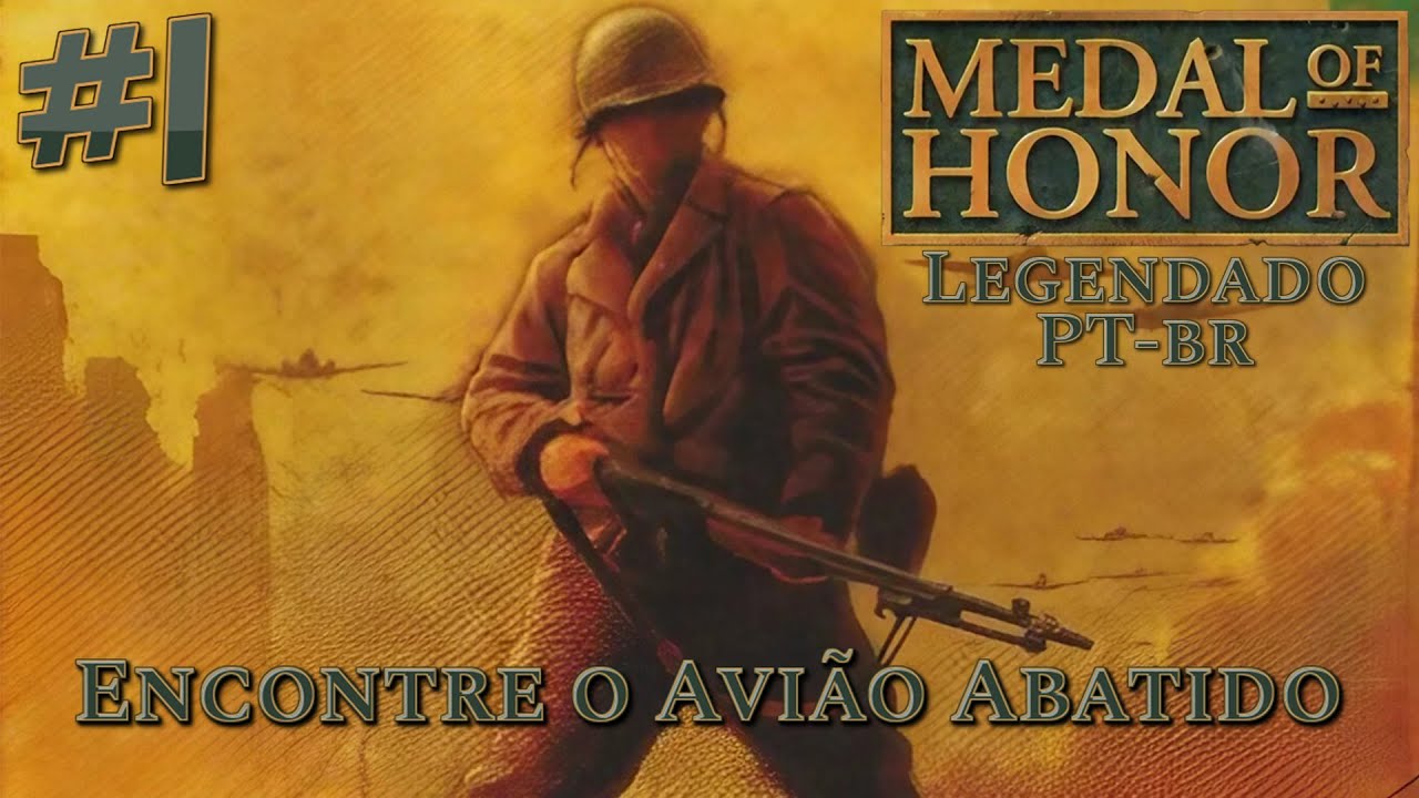 [PS1] Medal of Honor 1999 PT-br - Encontre o Avião Abatido - [Parte1]