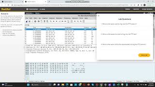 12.1.8 Crack FTP Credentials with Wireshark