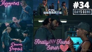 Finally!!!! Found Sarah II Deacon Proposed  #daysgone II Highlights 34 II CyeKnight
