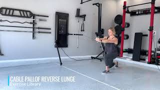 Cable Pallof Reverse Lunge