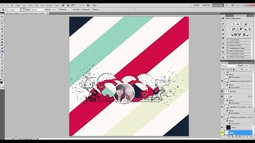 JJD VIDEO NR 1 - Digital scrapbooking template - my creative process