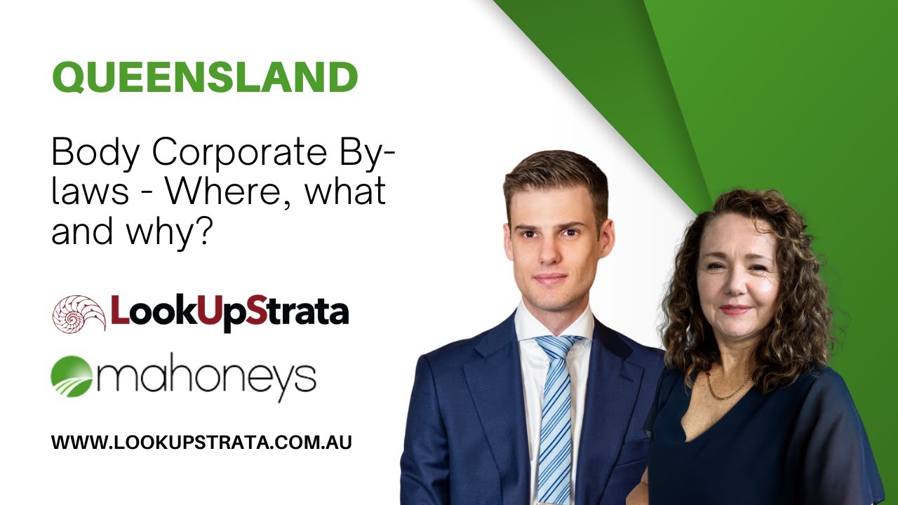 QLD Body Corporate Bylaws Where, what and why LookUpStrata YouTube