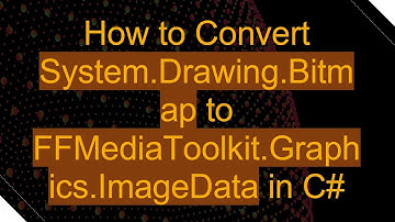 How to Convert System.Drawing.Bitmap to FFMediaToolkit.Graphics.ImageData in C#