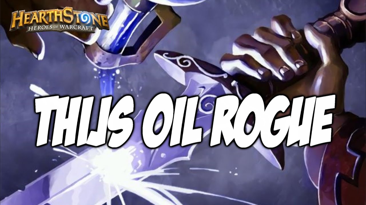 Hearthstone Thijs Oil Rogue Deck vs Warlock Deck