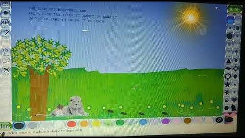 How to run a slide show in Tux Paint  (class 3)