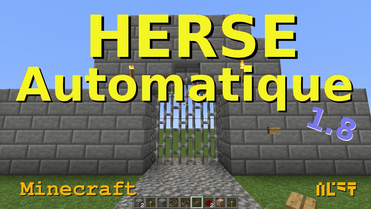 J'automatise ma herse / Automated Portcullis (english subtitles) [Tuto