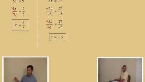 Addition and Multiplication Properties of Equality Part 2