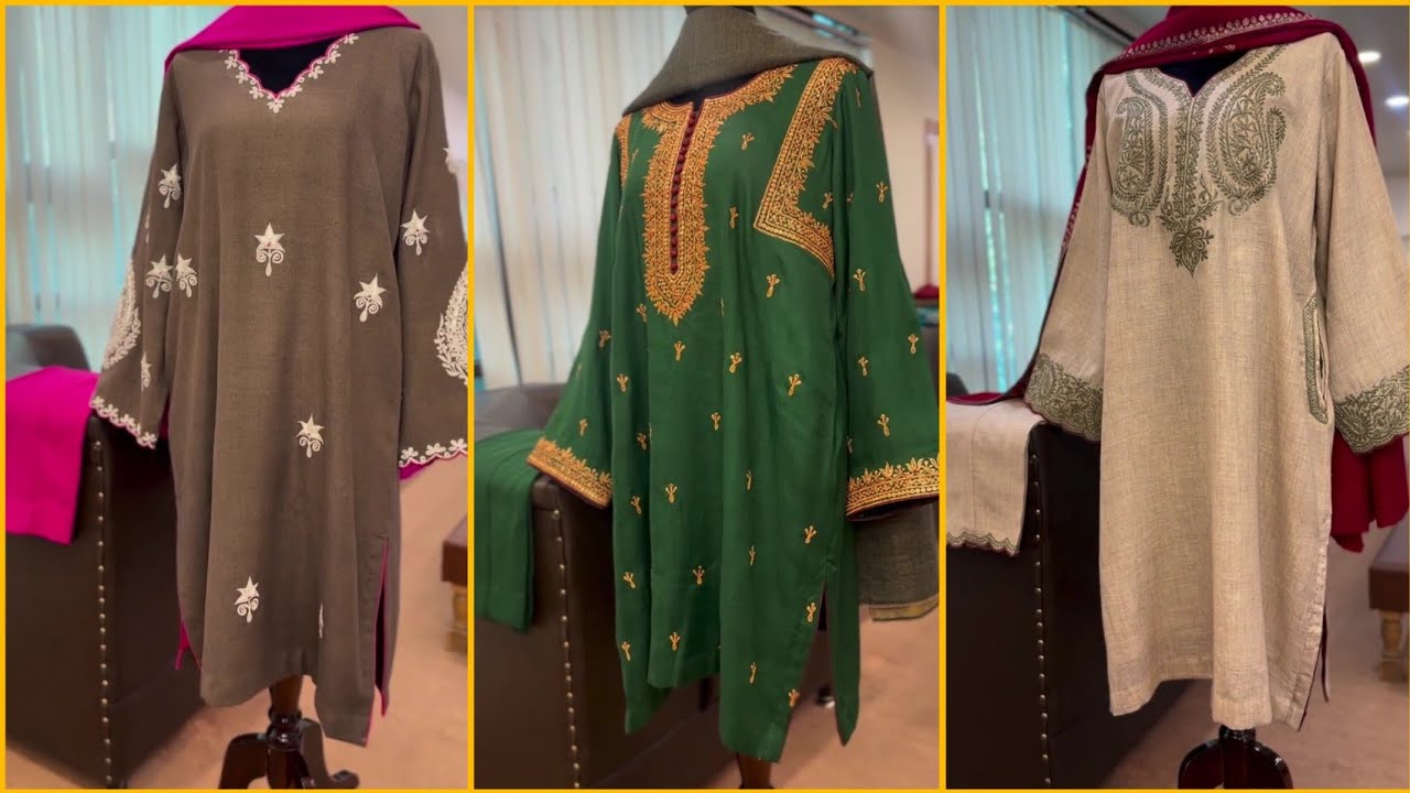 Designer Tilla Work Suits 🍁 || Winter Suits 😍