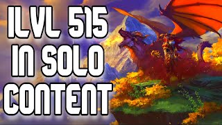 How To Gear Up ILVL 515 ALL BY YOURSELF - No Difficult Content Needed!