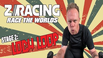 Zwift - Zracing - Race the Worlds Stage 2: Loch Loop