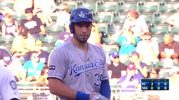 KC@SEA: Hosmer rips a two-run double to center field