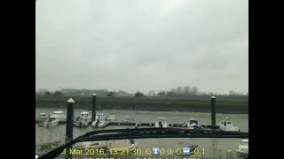 Club Motorhome Aire Videos - Approach to Gravelines, Northern France.