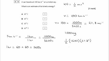 Mechanics Exam Questions - A Level Physics AQA, Edexcel, OCR A - Q20 (level 1)