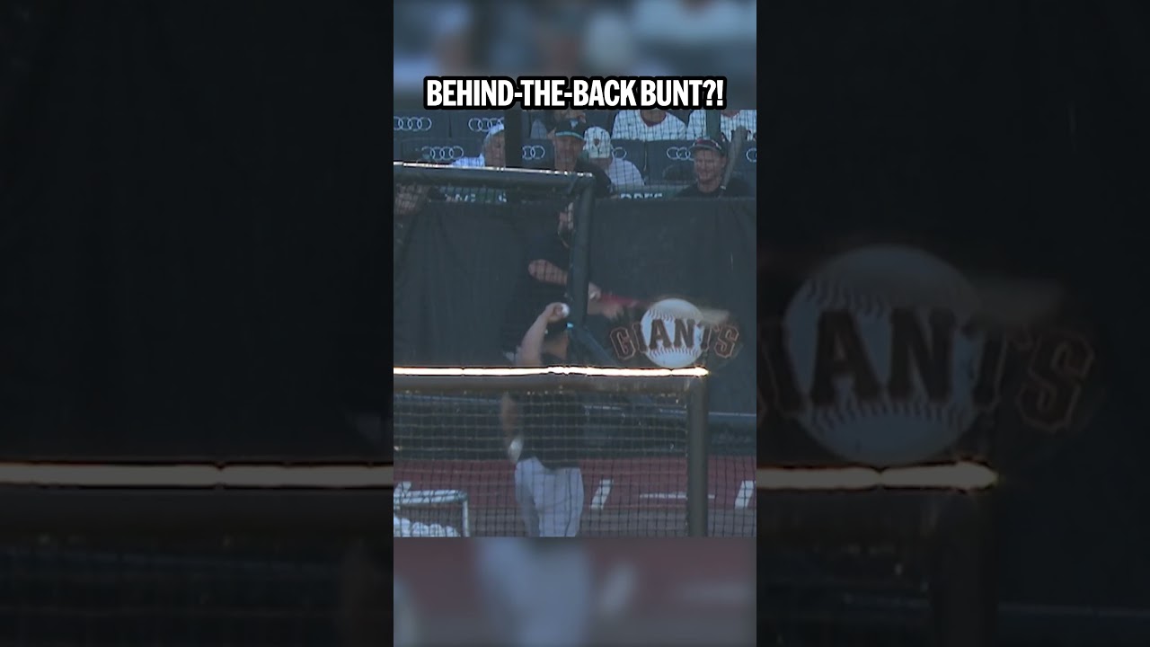 Luis Guillorme pulled off the behind-the-back bunt during BP last night 😂