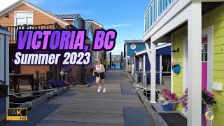 Victoria 4K Walking Tour | Summer 2023 | British Columbia | Travel Canada