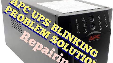 APC smart ups 1000 light blinking problem in urdu