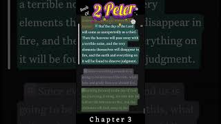 Reading the Book of 2 Peter Chapter 3 NLT