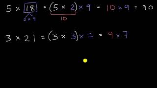 Math Grade 3 - Using associative property to simplify multiplication