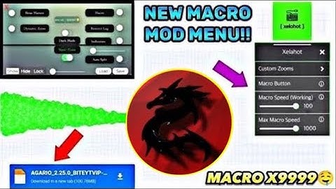 MACRO İS BACK!!😍🥳 NEW AGARİO 2.26.3 XELAHOT MACRO + ZOOM MOD MENU🥶🍫 *İOS FOR ANDROİD* TUTORİAL