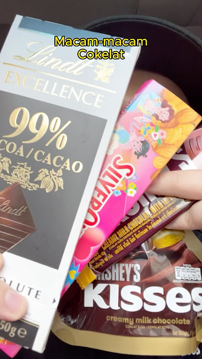 Various types of chocolate