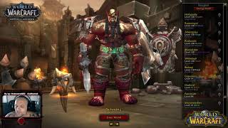 WoW: BFA Waiting for Shadowlands, leveling Allied races for heritage armor.
POV Mag'har shaman... S