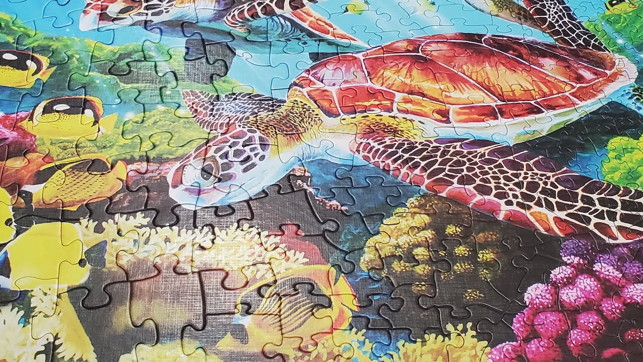 350 piece Puzzle in 4 mins