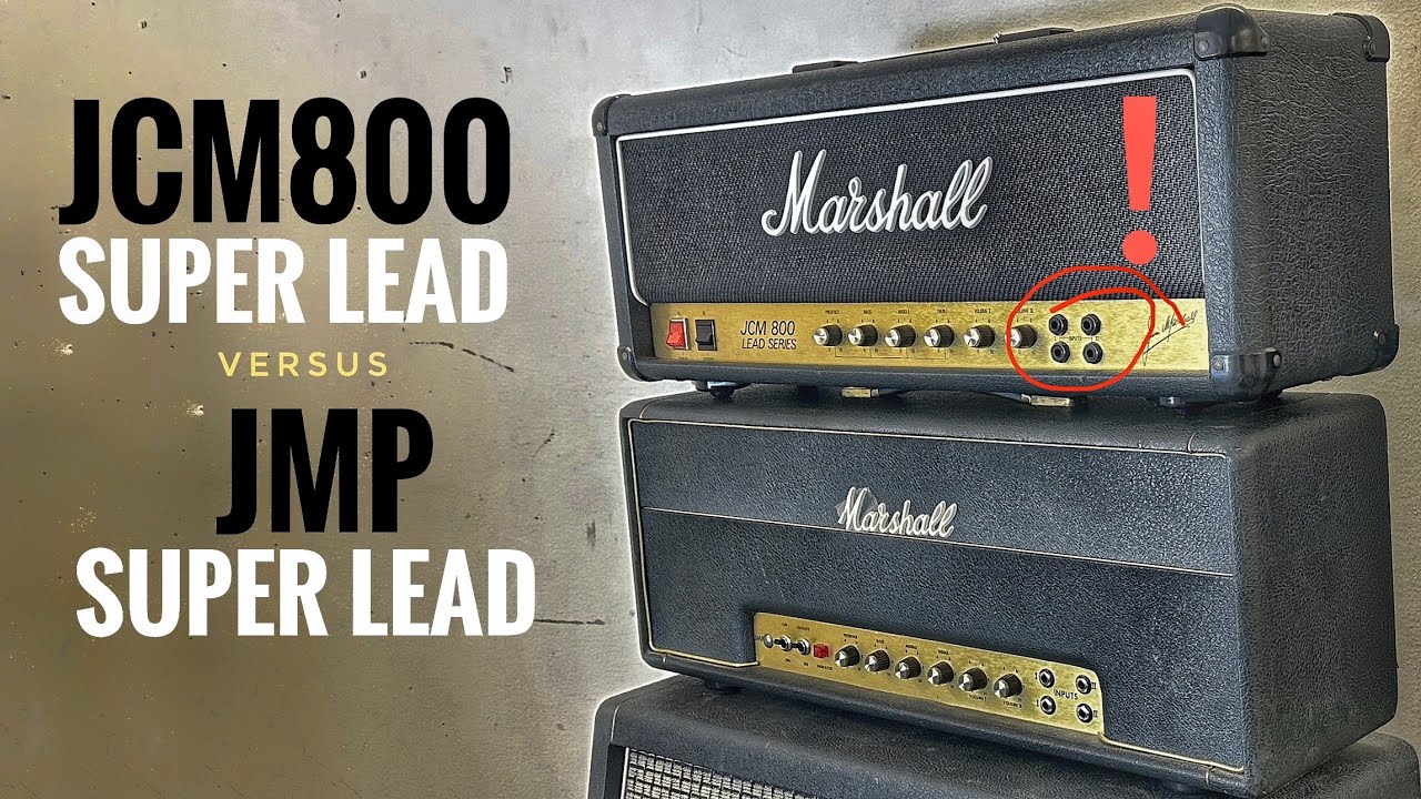 Marshall JCM800 vs JMP Super Lead Comparison YouTube