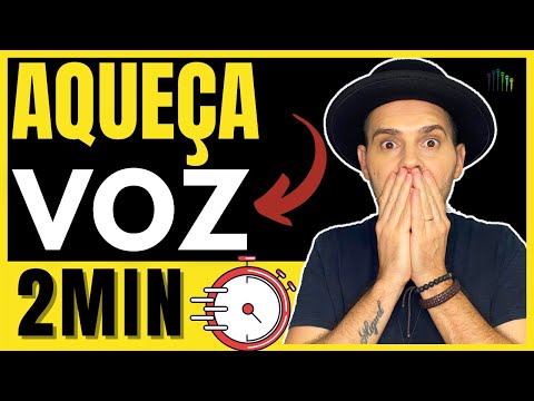 Como aquecer a voz para cantar - RÁPIDO [2 MIN]