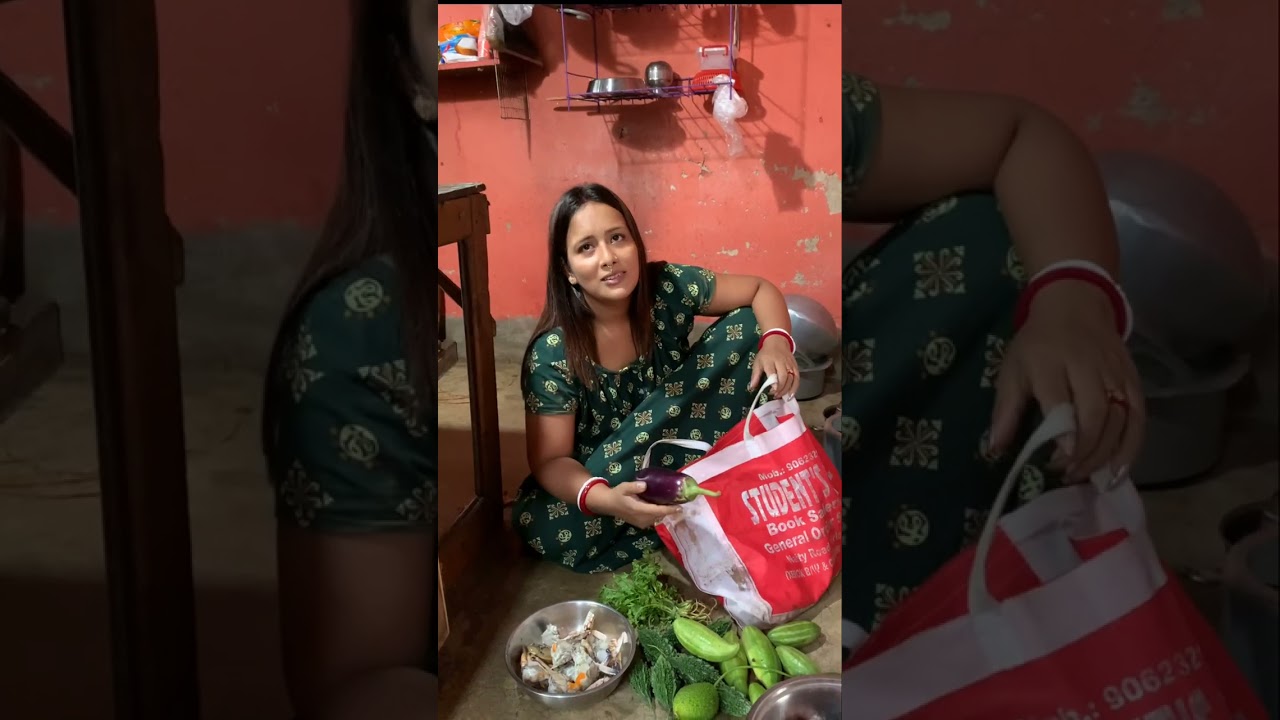 এই প্রথম বাজার দেখে খুশি হলো তোমাদের বৌদি ভাই এটা কালকের বাজার ছিল